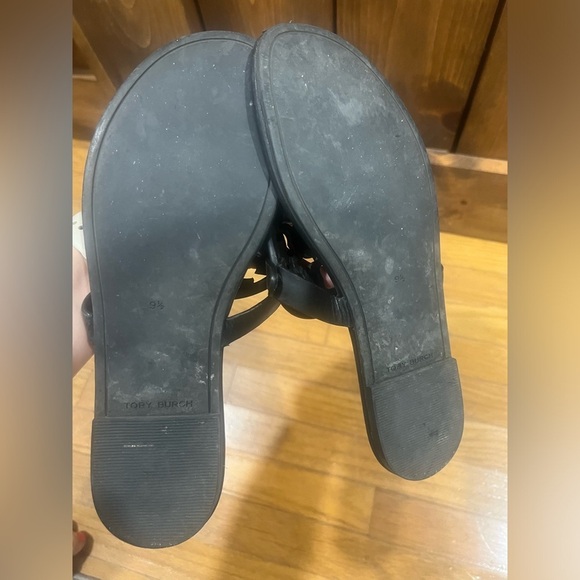 Tory Burch black Miller sandals - Picture 4 of 4